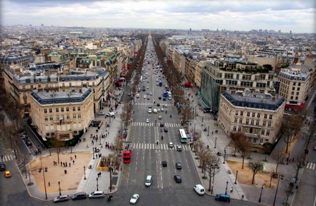 Şanzelize - Champs Elysées – Paris – Fransa 